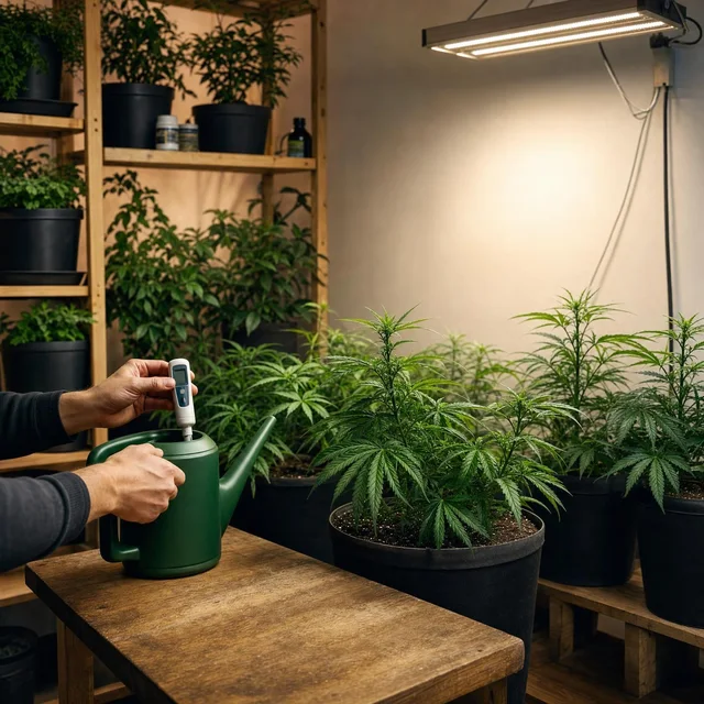 CalMag en macetas: cuándo hace falta calcio y magnesio, y cuándo el problema es pH, riego o exceso de sales