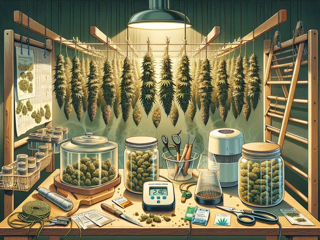 Cómo Lograr una Cosecha Exitosa: Guía Completa de Secado y Curado 🌿✨  