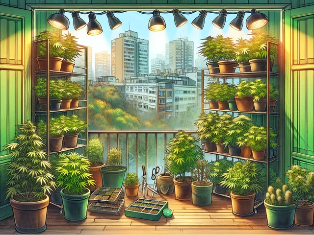 Cultivo de Cannabis en Balcones y Terrazas: Maximiza Tu Espacio Urbano en Uruguay