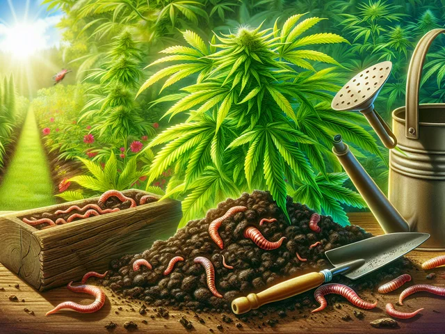 **El Poder del Humus de Lombriz: Beneficios y Aplicación en tu Cultivo 🌱🪱**