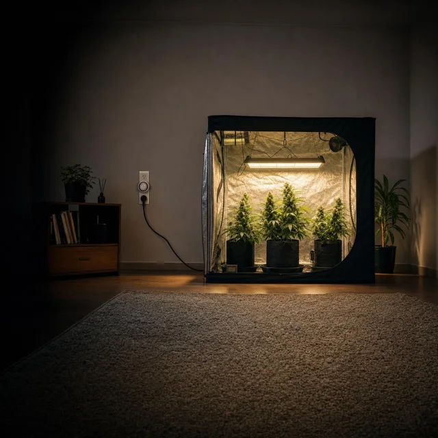 Fotoperiodo en invierno: cómo usar el timer para que tus plantas no se confundan