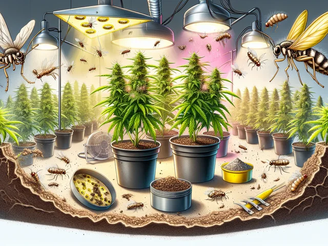 🌱 Guía Completa para Prevenir y Combatir la Mosca del Sustrato (Fungus Gnat) en Cultivos Indoor 🪰  
