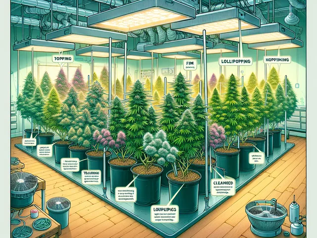 🍃 **Guía Definitiva sobre Podas de Formación en tu Cultivo Indoor: Topping, FIM y Lollipopping** 🌱✂️
