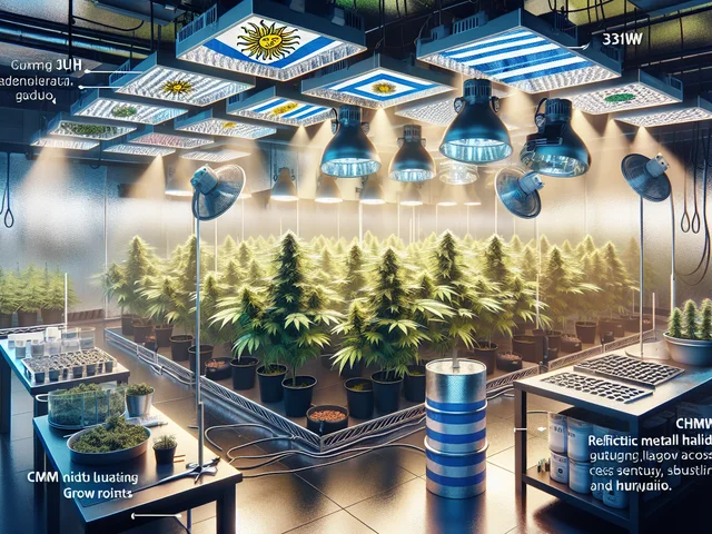 Guía para Cultivadores de Cannabis en Interiores en Uruguay: Uso de Lámparas CMH