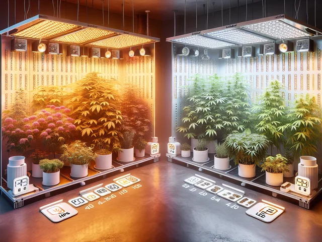 ¿Iluminación LED o Sodio (HPS)? Comparativa Completa para tu Cultivo Indoor en Uruguay