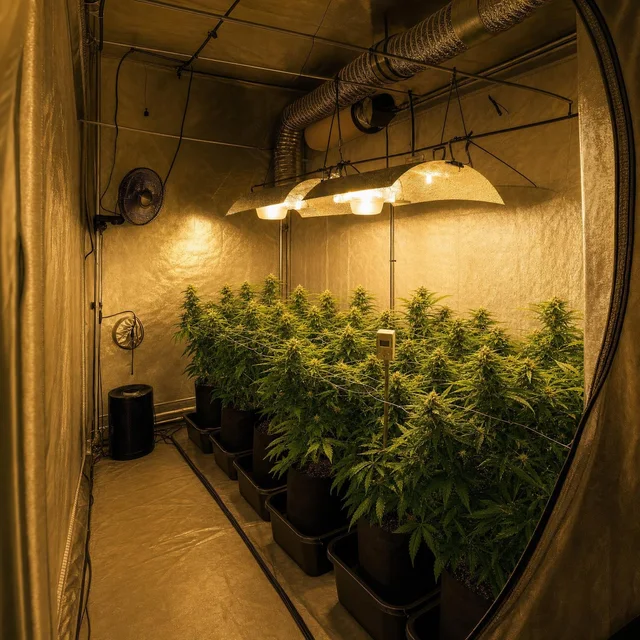 Luz en indoor: PPFD, DLI y fotoperíodo sin quemar las plantas