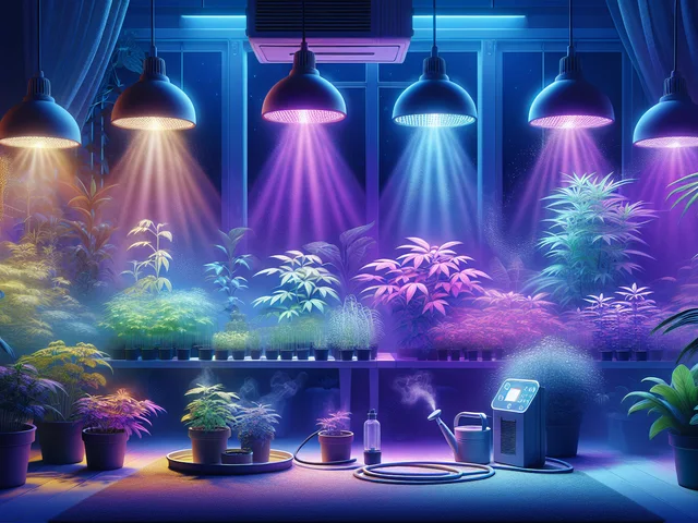 **Mantenimiento Nocturno en Cultivo Indoor: Por qué el Riego y Cuidado Durante la Noche Pueden Ser una Ventaja 🌙**