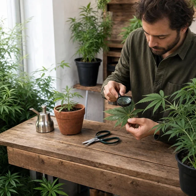 Oídio en hojas: cómo detectarlo temprano y frenarlo sin llenar el cultivo de sprays