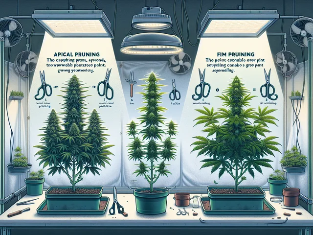 🍃 **Poda Apical vs. Poda FIM: Aprende Cómo Mejorar el Rendimiento de tu Cultivo Indoor** 🌿  