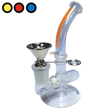 foto Bong Vidrio boquilla azul hielo