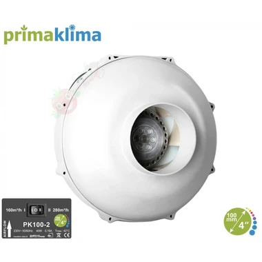 foto Fan 2 speed 160/280 m3/h 100mm 40W