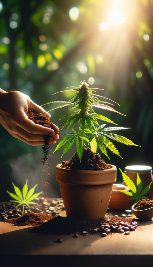 Aprovecha los posos de café.  Espolvorea posos de café usados en el sustrato. Son ricos en nitrógeno y ayudan a mejorar la estructura del suelo mientras repelen algunas plagas.  ¡Un reciclaje nutritivo!  #urugrow #growshop #plantamoscontigo