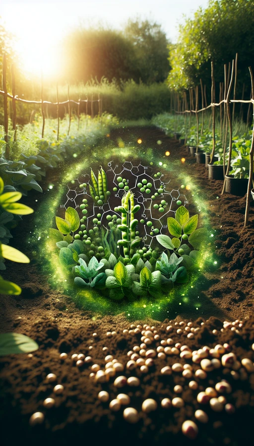 Haz abono verde.  Planta leguminosas como guisantes o habas entre temporadas. Al descomponerse, enriquecen el suelo con nitrógeno, mejorando la fertilidad para futuros cultivos.  ¡Un ciclo natural de nutrientes!  #urugrow #growshop #plantamoscontigo