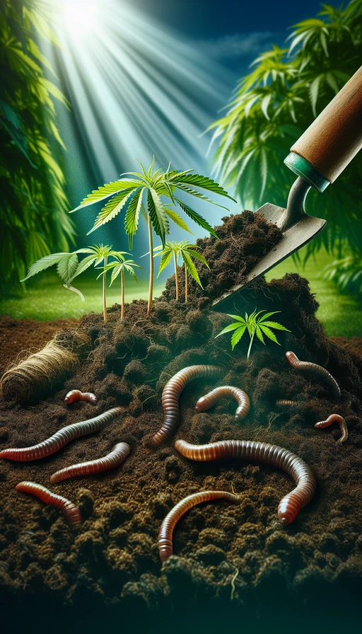 Integra el lombricompost.  Incorpora humus de lombriz en tu sustrato. Es un potente fertilizante natural que mejora la estructura del suelo y aporta nutrientes esenciales.  ¡Vigorización natural para tus cultivos!  #urugrow #growshop #plantamoscontigo