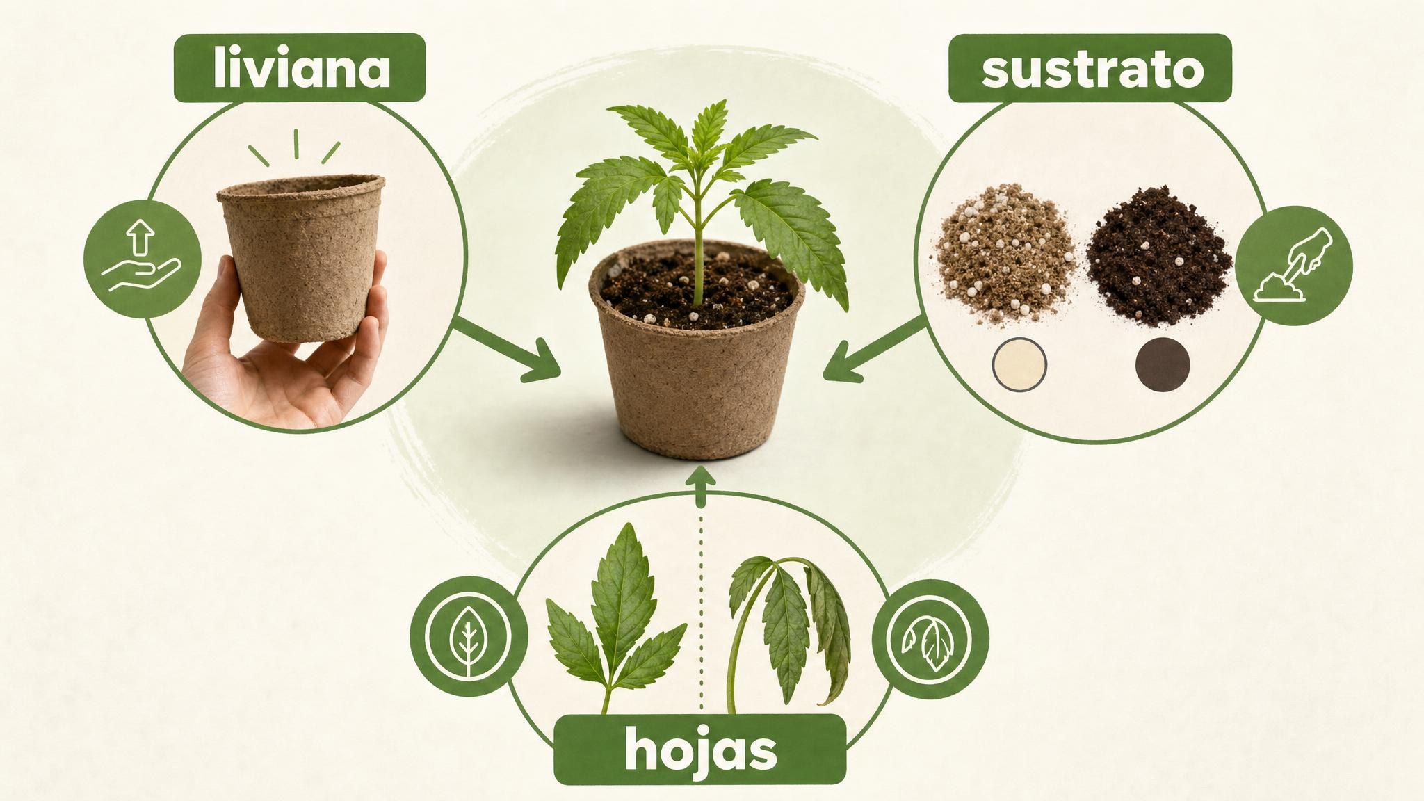 Diagrama de observación del riego en plantines durante el endurecimiento.