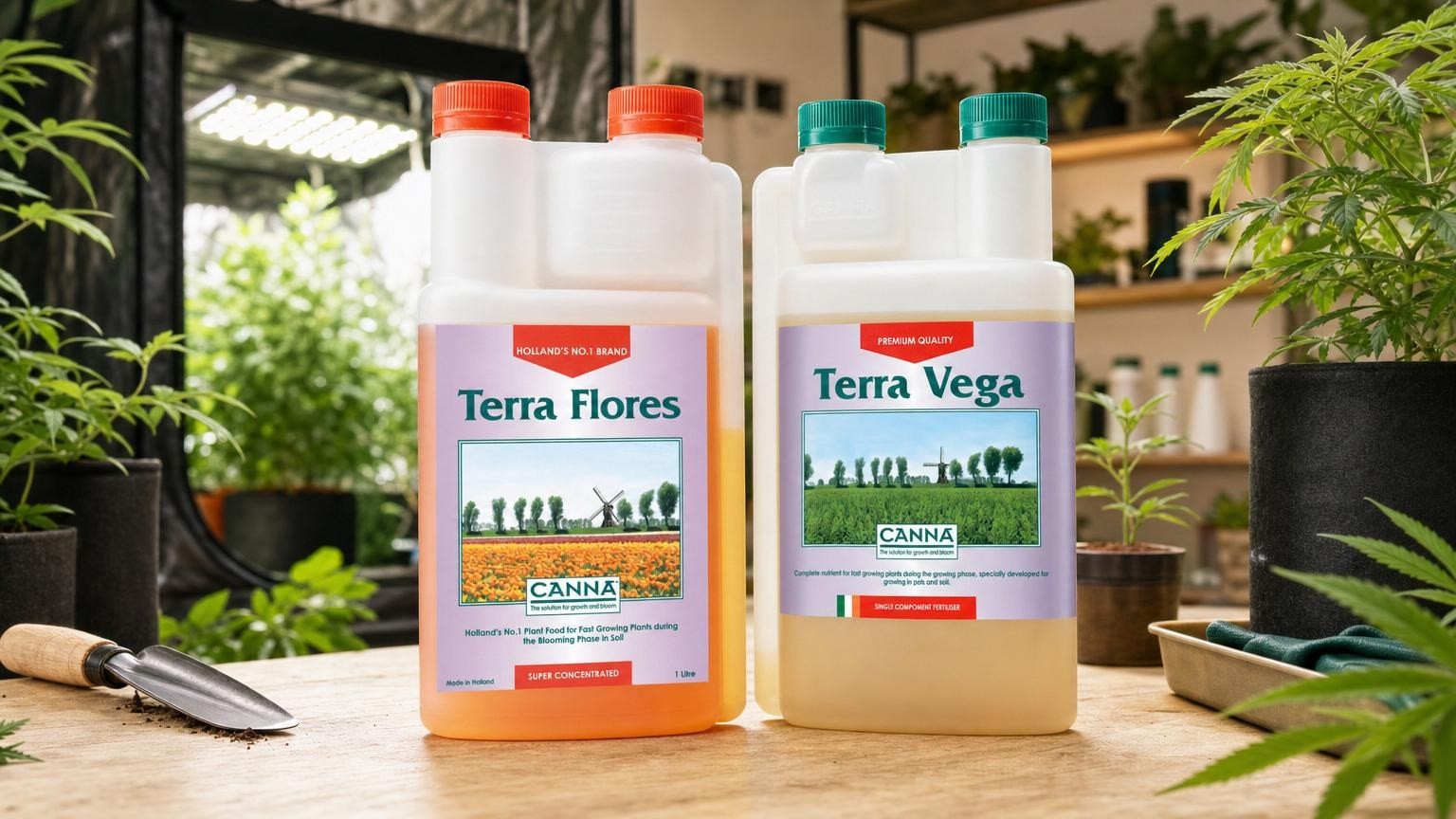 PACK CANNA Terra Vega 1L + Terra Flores 1L