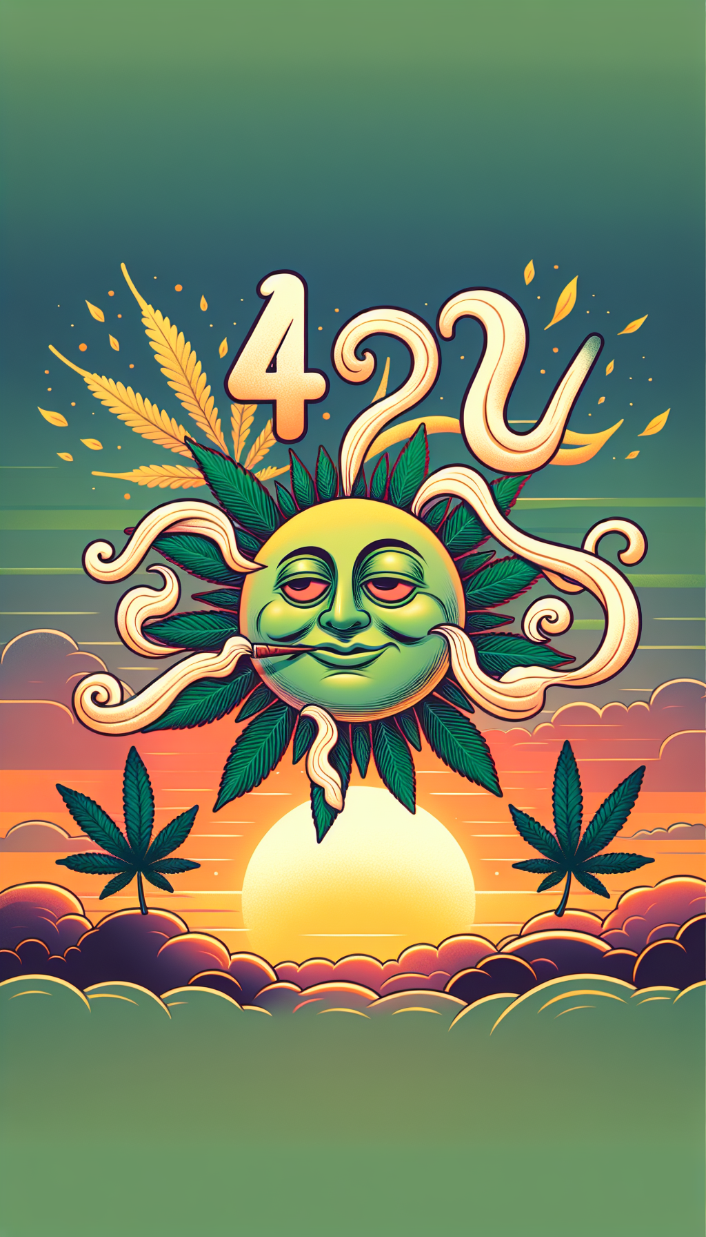 foto "Atardecer de Relax: El Sol de 420"