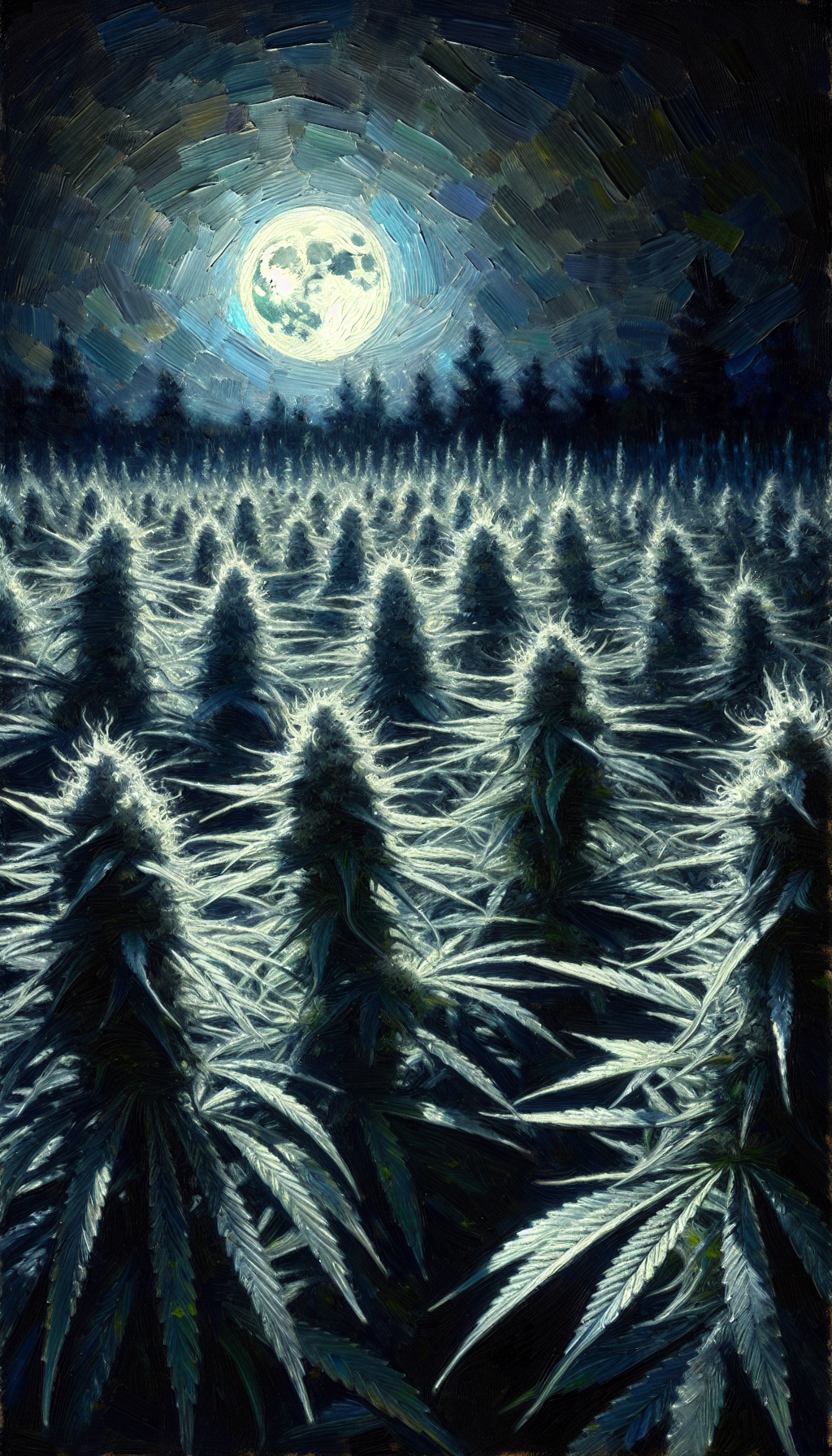 foto "Bajo la luna de cáñamo"