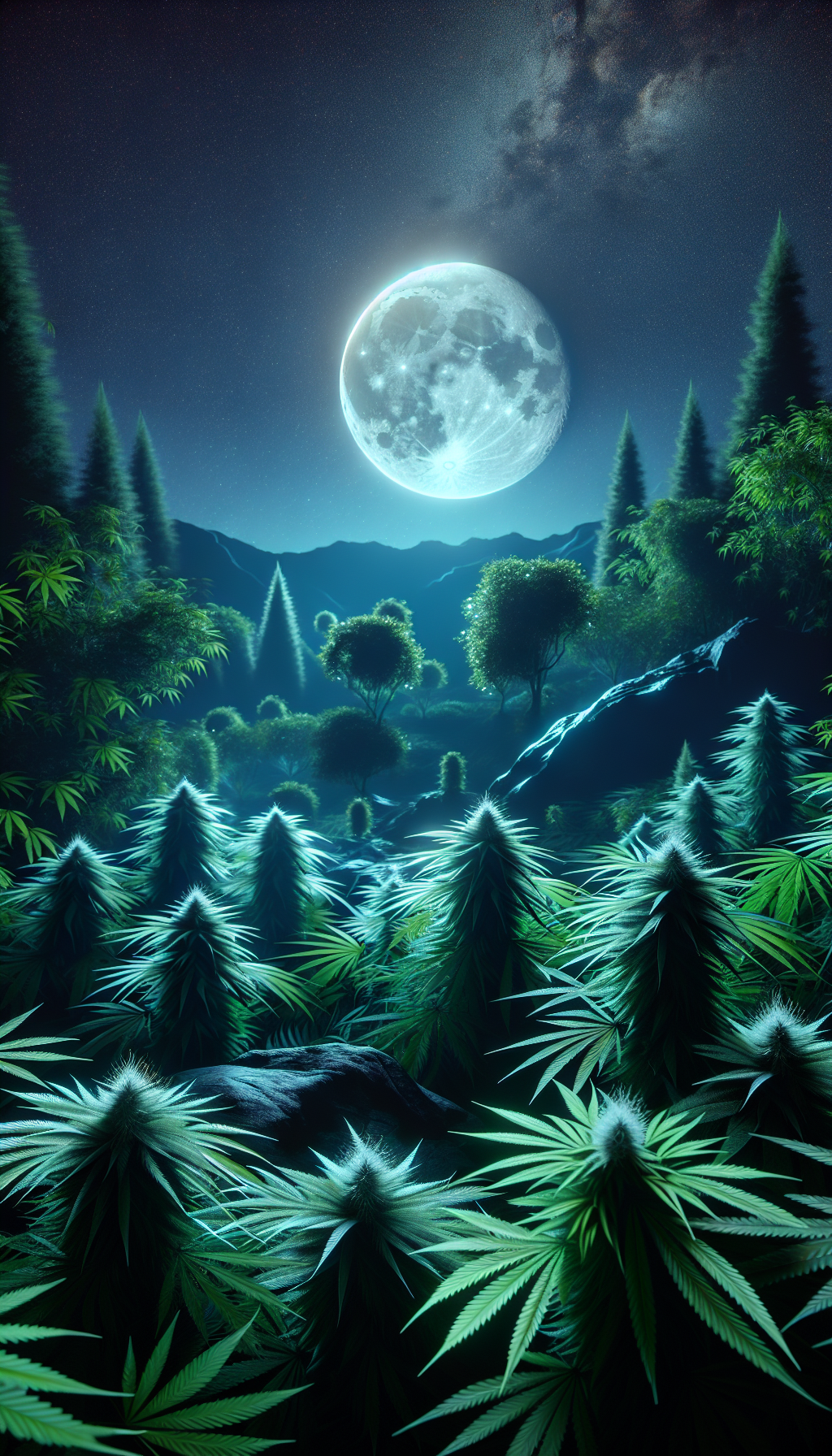 foto "Brillo Nocturno en el Jardín de Estrellas"