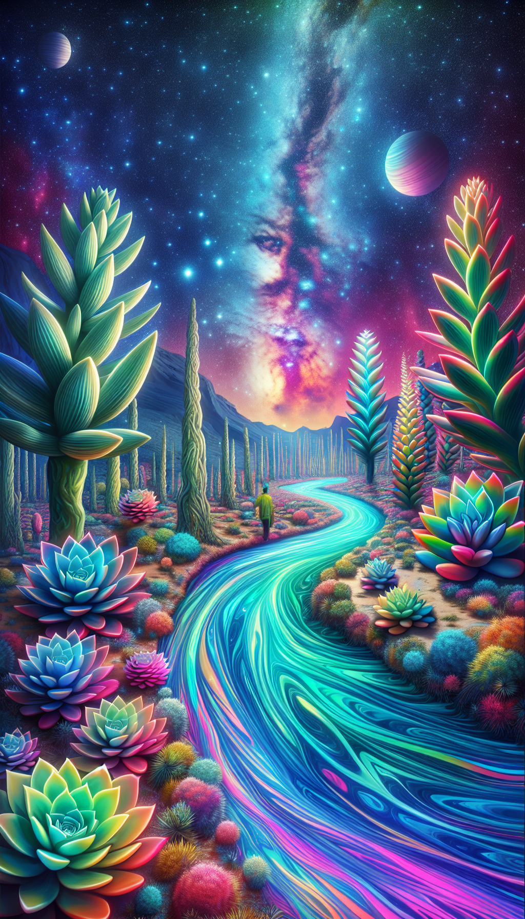 foto "Río de Ensueños en el País de las Suculentas"
