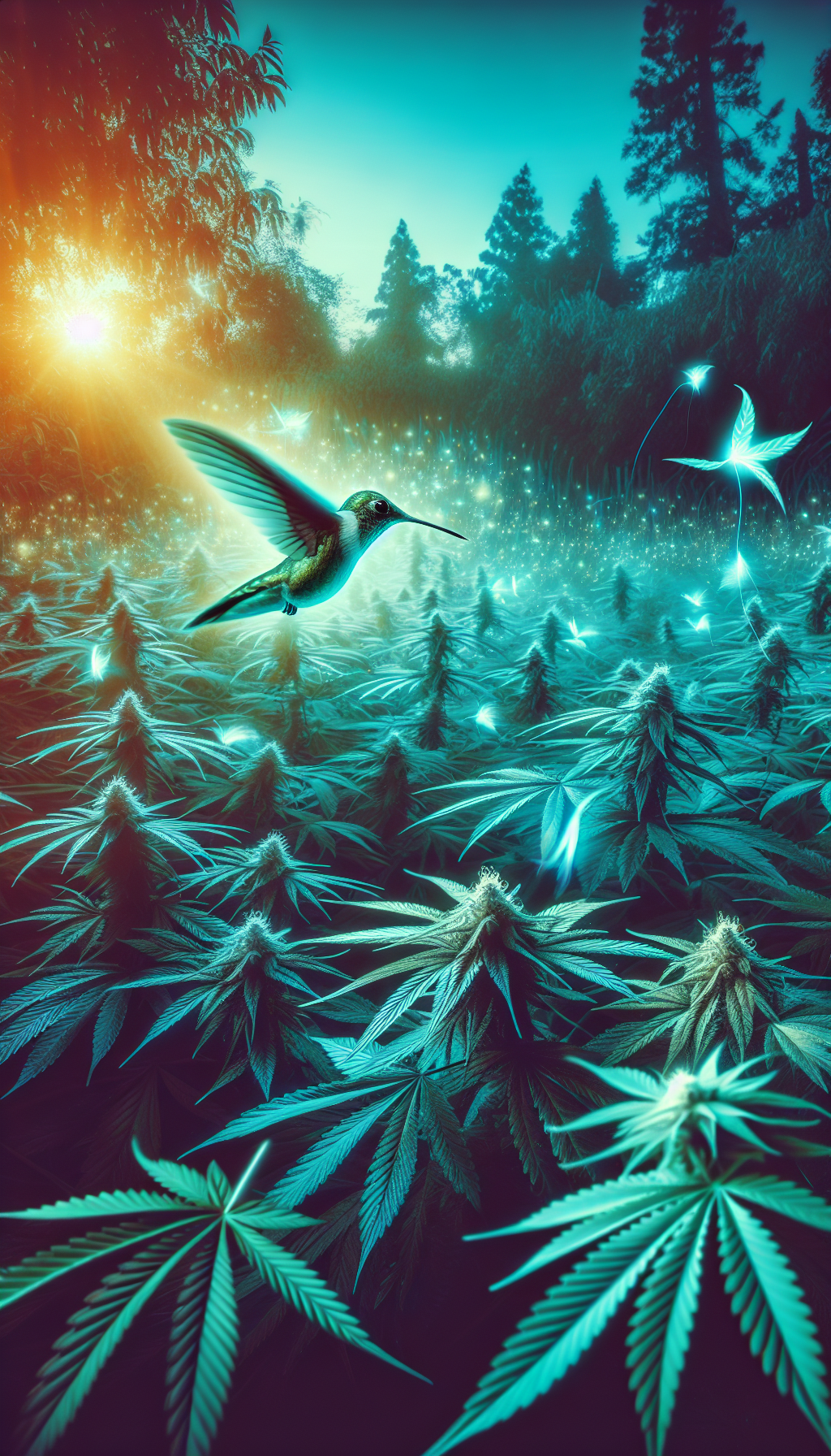 foto Sinfonía de Alas y Hojas Brillantes