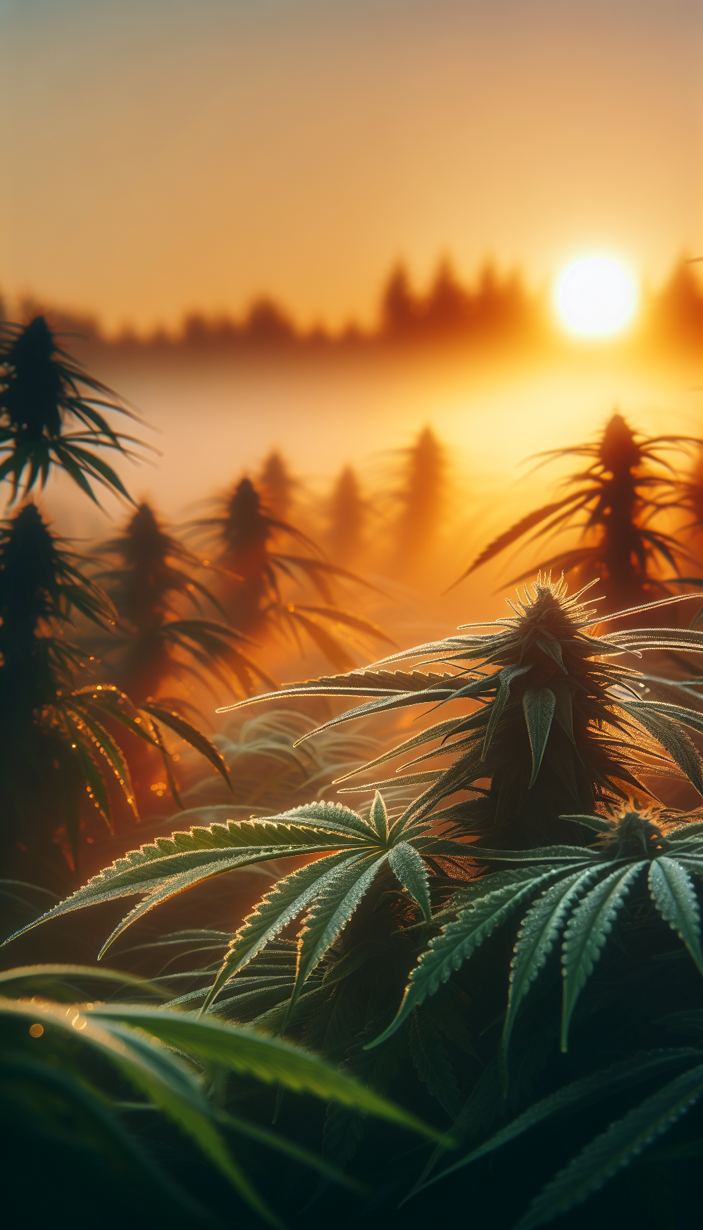 foto "Susurros de Amanecer en el Jardín Verde"