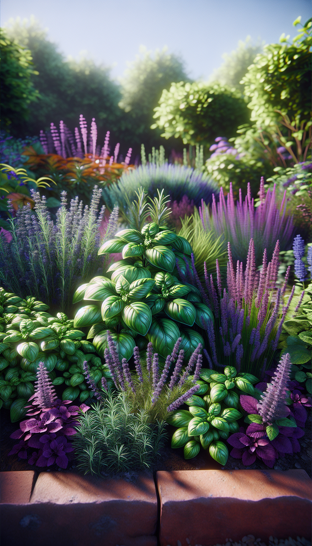 foto Crea un borde de plantas repelentes.