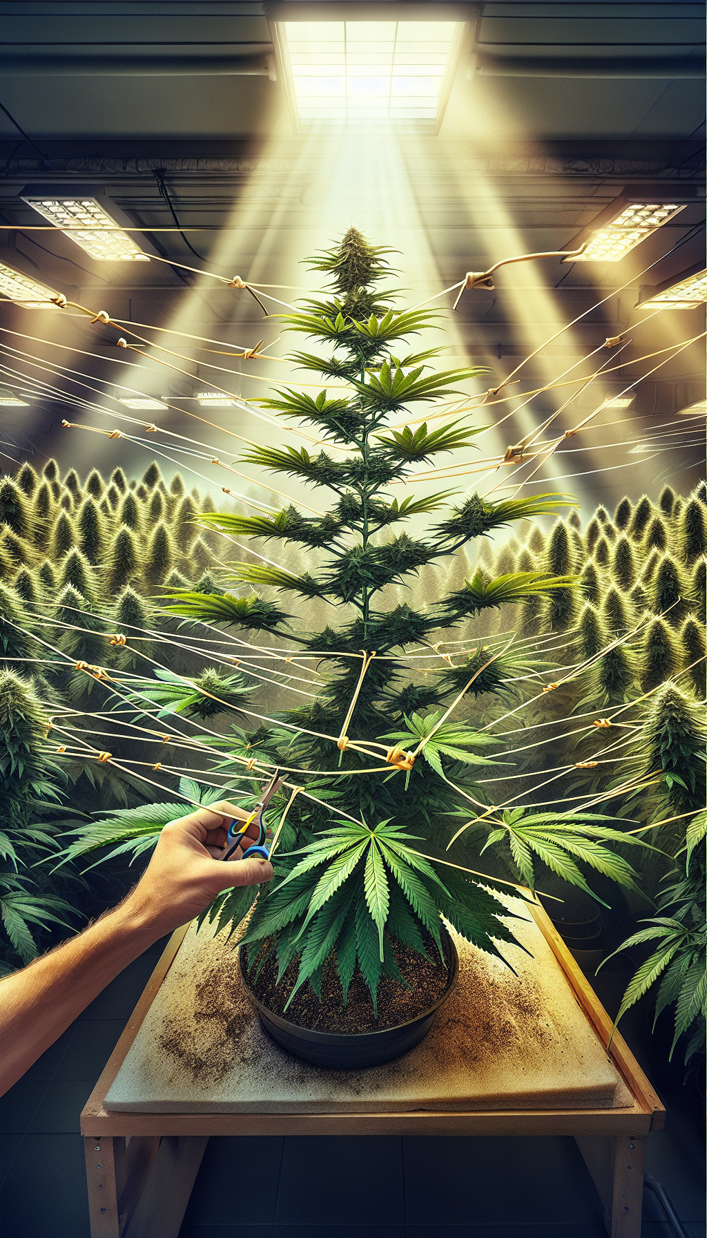 foto Usa el "LST" para moldear tus plantas.